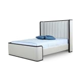 Kingdom Queen-Size Bed in Cream