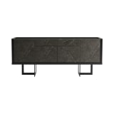 Celine_70.86"_Buffet_Stand_in_Black_and_Black_Marble_Main_Image