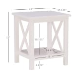 Linlew Collection Antique White End Table