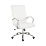 Executive_Mid-Back_Chair_in_White_Faux_Leather_with_Padded_Arms_and_Chrome_Finish_Base_Main_Image