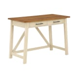 Milford_Rustic_Writing_Desk_w/_Drawers_in_Antique_White_Finish_Main_Image