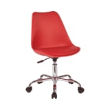 Emerson_Office_Chair_with_Pneumatic_Chrome_Base_in_Red_Finish_Main_Image
