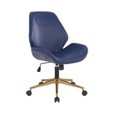 Reseda_Office_Chair_in_Navy_Faux_Leather_with_Gold_Base_Main_Image