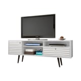 Liberty 70.86" Mid-Century Modern TV Stand in White