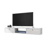 Liberty 62.99" Floating Entertainment Center in White