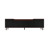 Mosholu 66.93" TV Stand in Black and Nut Brown