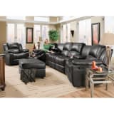 Flick Home Theater - 2 Recliners, 2 Consoles & Reclining Loveseat - Black - 98204