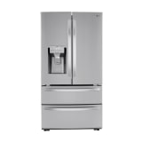 LG 28 cu. ft. Double Freezer Refrigerator with Craft Ice
