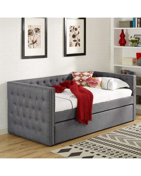 Hadley Collection Day Bed in Gray