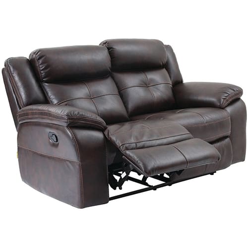 Parker Reclining Loveseat Conn S, Brown Leather Reclining Loveseat