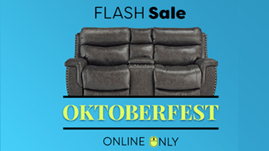 Flash Sale! Oktoberfest Furniture Freebies + 25% off Select Furniture
