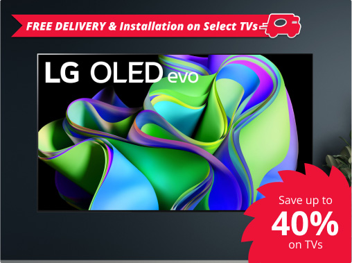 +Free Delivery & Installation on Select LG TVs